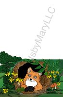 Notepads Fern the Fox - White